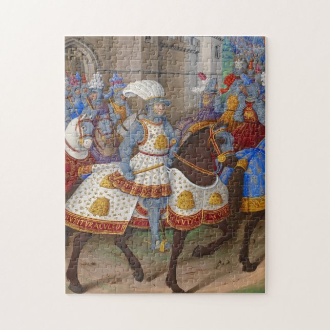Puzzle Illustration du roi Louis XII Le Voyage de Gênes (Vertical)