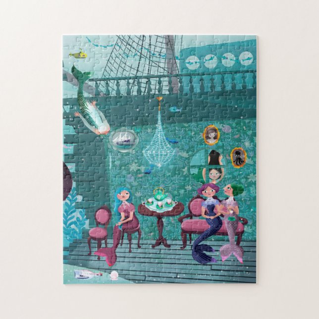 Puzzle Illustration du thé des sirènes (Vertical)