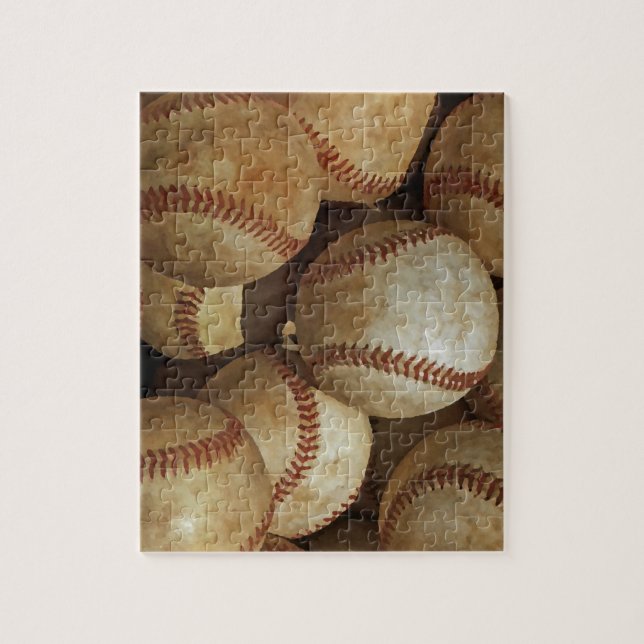 Puzzle Illustration numérique de Baseball Art Travel (Vertical)