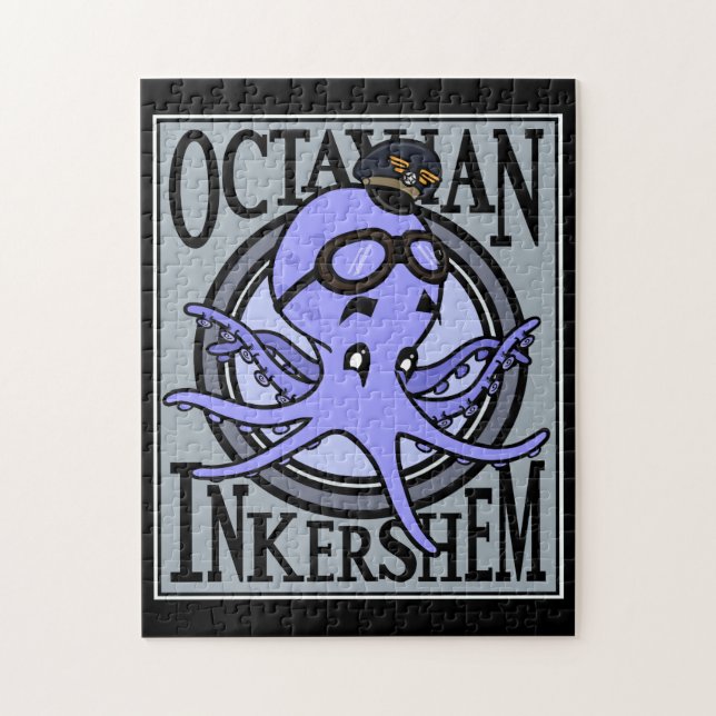 PUZZLE ILLUSTRATION PILOTE DE L'OCTOPUS AMUSANT VERTICAL (Vertical)