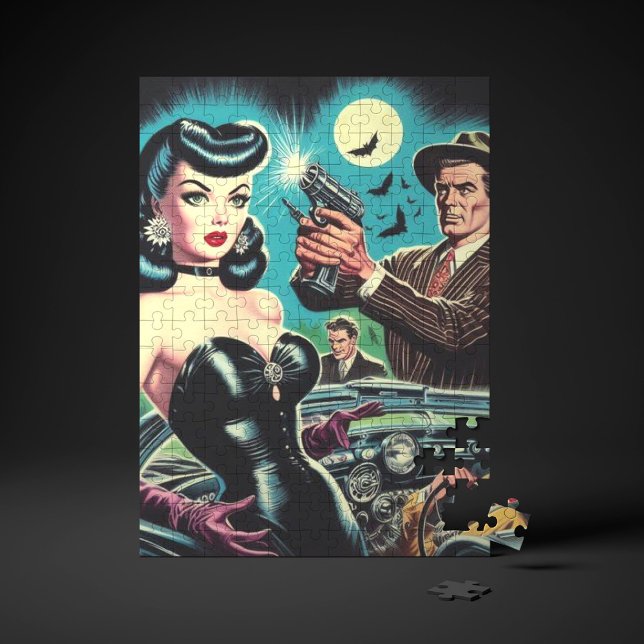 Puzzle Illustration Retro Pulp (Créateur téléchargé)