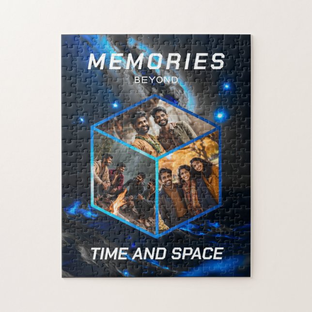 Puzzle Image spatiale Collage dans une affiche 3D (Vertical)