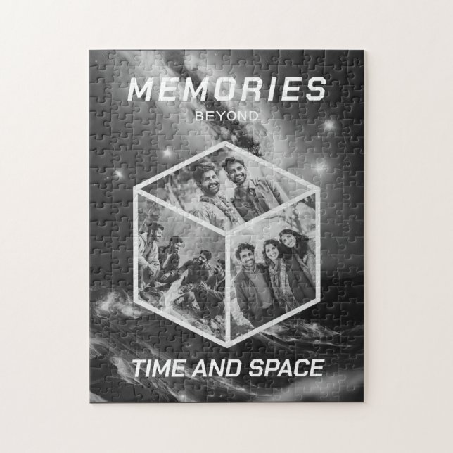 Puzzle Image spatiale Collage dans une affiche 3D (Vertical)