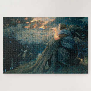 Puzzle Imaginaire à Twilight (par Edward Robert Hughes)