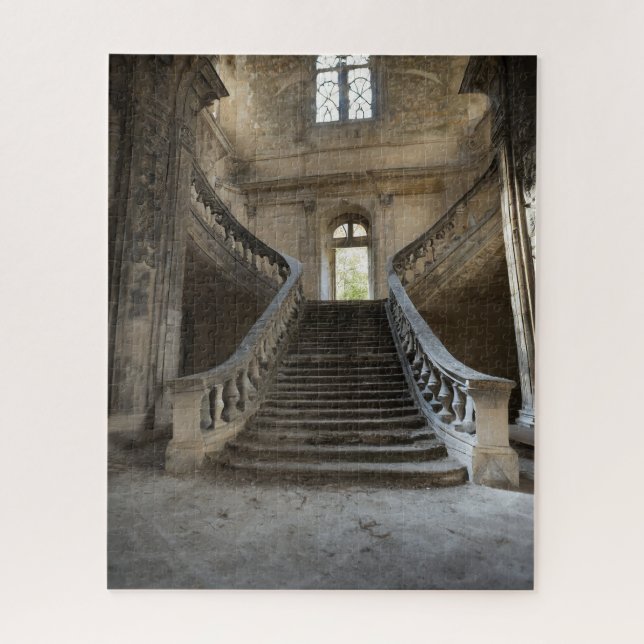 Puzzle Imaginaire Abandonné Château Grand Escalier (Vertical)