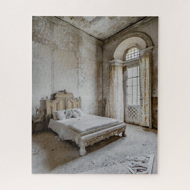 Puzzle Imaginaire abandonné Français Château Chambre (Vertical)