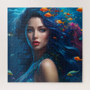 Puzzle Imaginaire Belle Sirène Bleue