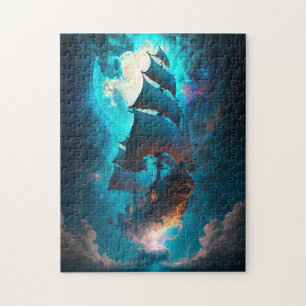 Puzzle Imaginaire de navire volant