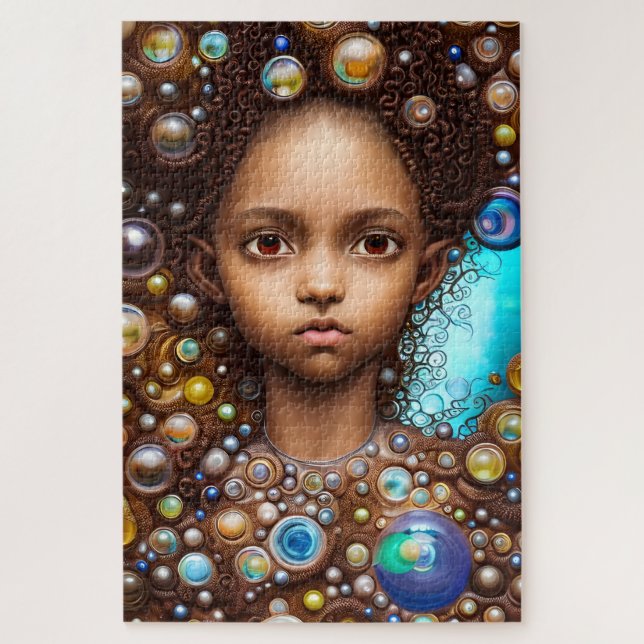 Puzzle Imaginaire elfe afro-américain (Vertical)