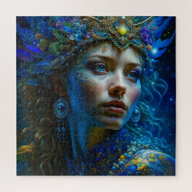 Puzzle Imaginaire Ethéal Art Princesse Guerrier Mystique (Vertical)