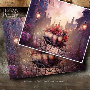 Puzzle Imaginaire Fée Gothique Paysage médiéval Vintage