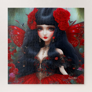 Puzzle Imaginaire Fée Rouge mignonne Princesse