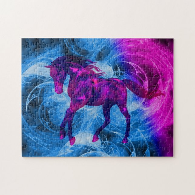 Puzzle Imaginaire fracturant Black Horse Art (Horizontal)