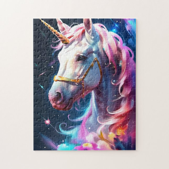 Puzzle Imaginaire magique Rainbow Unicorn Enfants et adul (Vertical)