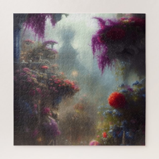 Puzzle Imaginaire Misty Rainy Magical Garden Paysage (Vertical)