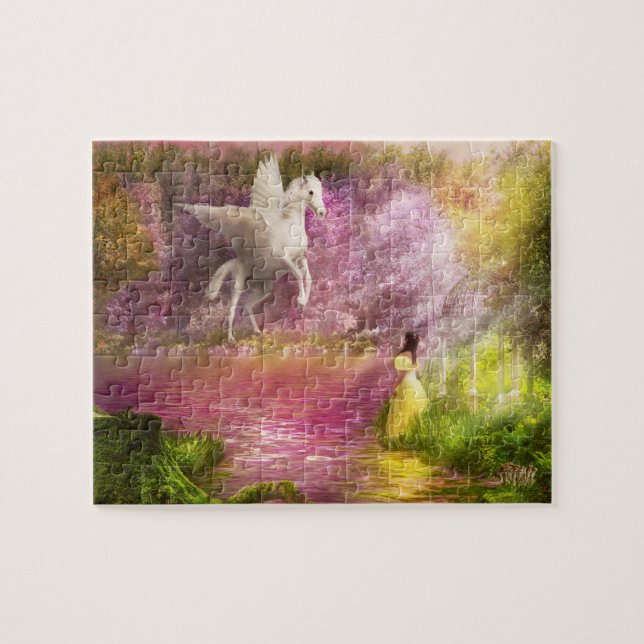 Puzzle Imaginaire - Pegasus - Le jardin enchanté (Horizontal)