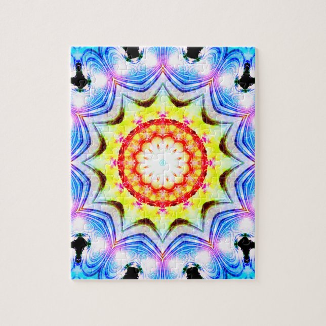Puzzle Imaginaire Prêtre Mage Magie Vibrant Mandela (Vertical)