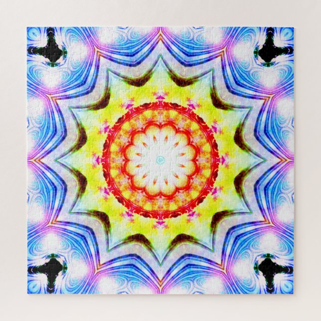 Puzzle Imaginaire Prêtre Mage Magie Vibrant Mandela (Vertical)