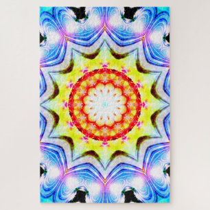 Puzzle Imaginaire Prêtre Mage Magie Vibrant Mandela