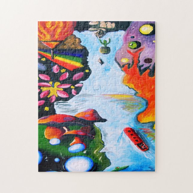 Puzzle Imaginaire surréaliste Champhroom Wonderland (Vertical)