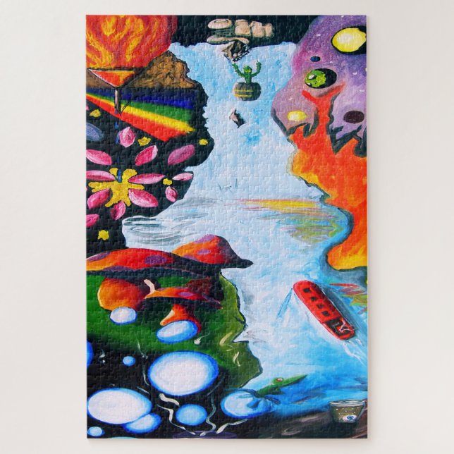 Puzzle Imaginaire surréaliste Champhroom Wonderland (Vertical)
