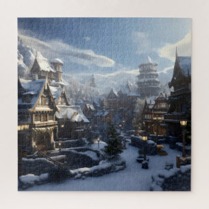 Puzzle Imaginaire Winter Town