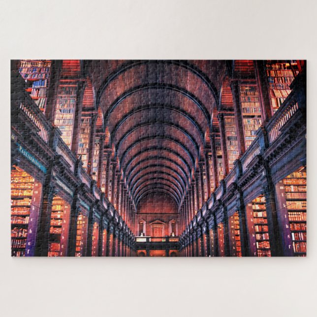 Puzzle Impossible - Bibliothèque antique (Horizontal)