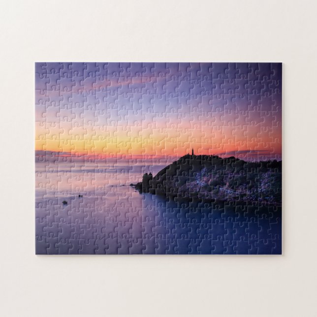 Puzzle impossible - Océan coucher de soleil (Horizontal)