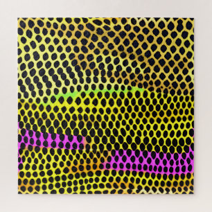 Puzzle Impression Abstraite colorée "Vibrant Wilderness"