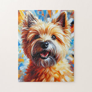 Puzzle Impression acrylique Chien Terrier Cairn Wheaten A