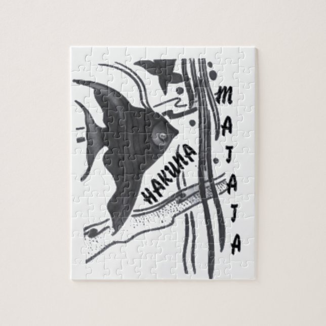 Puzzle Impression d'art de poisson Hakuna Matata (Vertical)