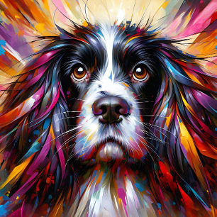 Puzzle Impression d'art en acrylique de chien English Spr