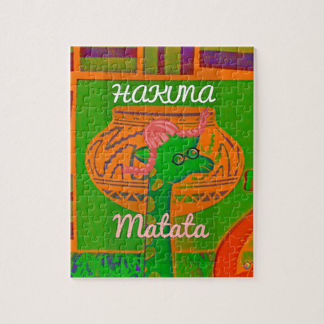 Puzzle Impression de la Giraffe Hakuna (Vertical)