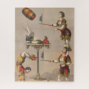 Puzzle Impression Graphique vintage D'Un Acte acrobatique