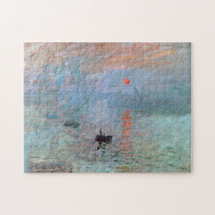 Puzzle Impression, lever de soleil, Claude Monet, 1872