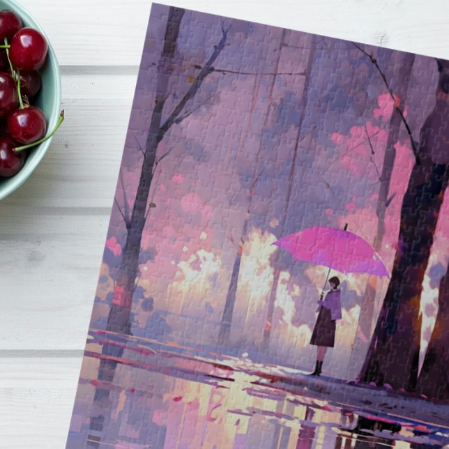 Puzzle Impressionnisme Anime Météo Violet (Créateur téléchargé)