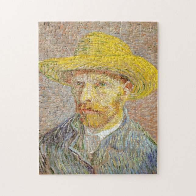 Puzzle Impressionnisme Vincent Van Gogh Autoportrait avec (Vertical)