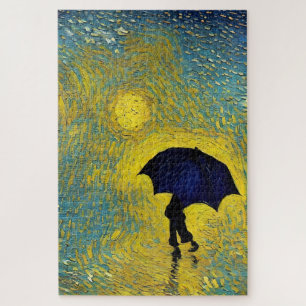 Puzzle Impressionniste a besoin d'un parapluie le jour ja