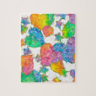 Puzzle Impressionniste Pastel Valentine Hearts