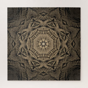 Puzzle Imprimantes de chaussures dans le Mandala de sable