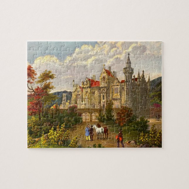 Puzzle imprimé antique de la maison Abbotsford (Horizontal)