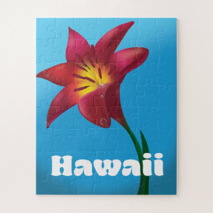 Puzzle Imprimé Hawaï Flower Travel
