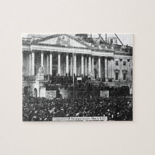 Puzzle Inauguration d'Abraham Lincoln Le 4 mars 1861