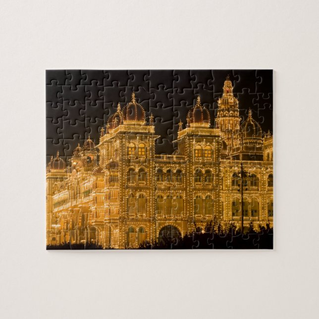 Puzzle INDE, Karnataka, Mysore : Palais de Majaraja (b. (Horizontal)