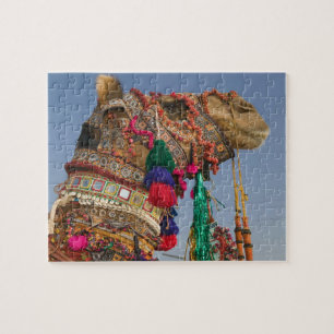Puzzle INDE, Rajasthan, Pushkar : FOIRE AUX CHAMEAUX DE P