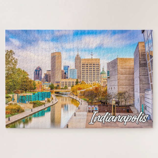 Puzzle Indianapolis, Indiana, États-Unis (Horizontal)