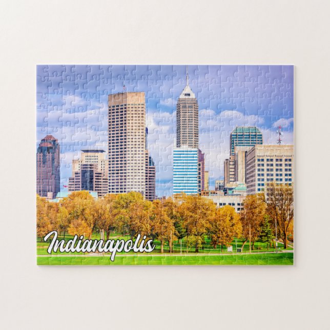 Puzzle Indianapolis, Indiana, États-Unis (Horizontal)