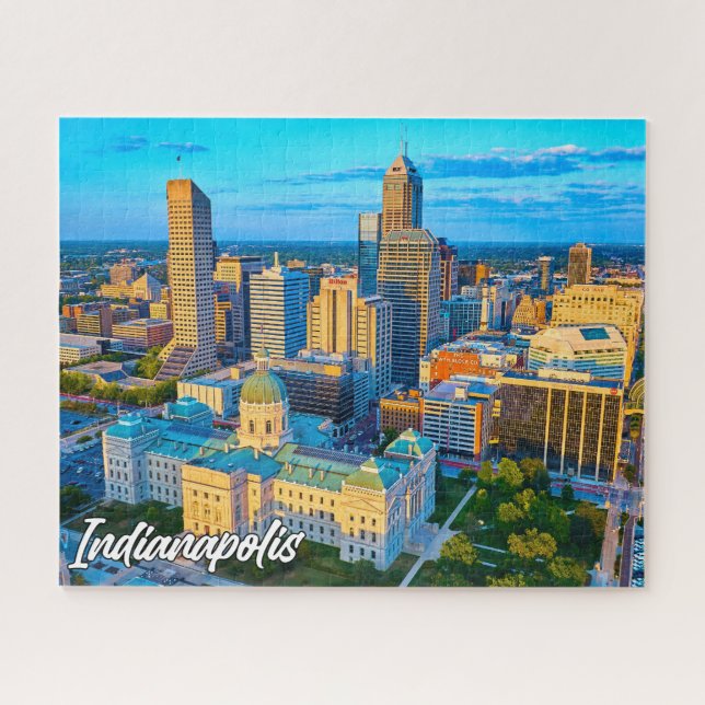 Puzzle Indianapolis, Indiana, États-Unis (Horizontal)