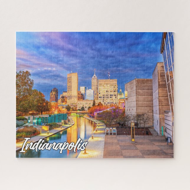 Puzzle Indianapolis, Indiana, États-Unis (Horizontal)