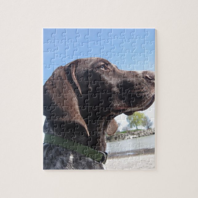 Puzzle Indicateur aux cheveux courts allemand (Vertical)